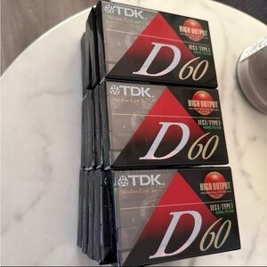 TDK D60 IECI/Type I Blank Audio Cassette Tapes - 15